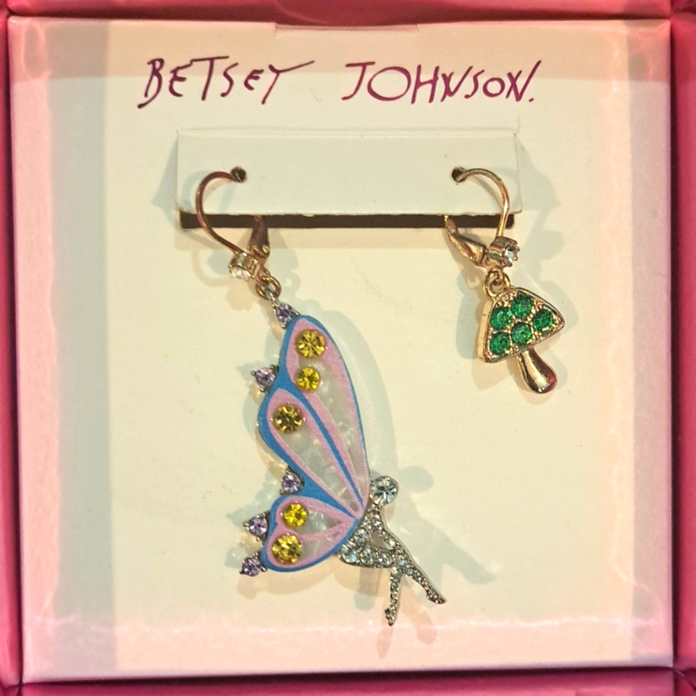 New Betsey Johnson earrings